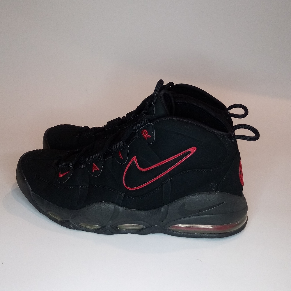 Nike air max Scottie pippen black and red uptempos size 11 in mens